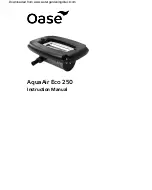 Oase AquaAir Eco 250 Instruction Manual preview