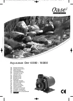 Oase Aquamax Dry 16000 Operating Instructions Manual предпросмотр