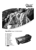 Oase AquaMax Eco Expert 21000 Operating Instructions Manual preview