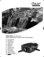 Предварительный просмотр 1 страницы Oase AquaMax Eco Premium 4000 Operating	 Instruction