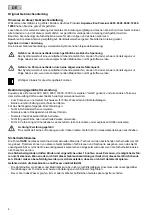 Предварительный просмотр 4 страницы Oase AquaMax Eco Premium 8000 Operating Instructions Manual