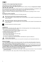 Preview for 8 page of Oase AquaMax Eco Premium 8000 Operating Instructions Manual