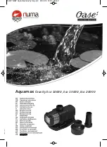 Предварительный просмотр 1 страницы Oase Aquamax Gravity Eco 10000 Operating Instructions Manual