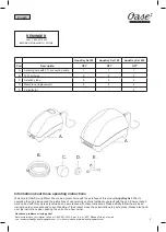 Preview for 3 page of Oase AquaOxy 120 Operating Instructions Manual