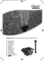 Oase Aquarius Fountain Set 4000 Operating Instructions Manual preview