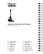 Oase Aquarius Fountain Set Classic 750 Operating Instructions Manual preview