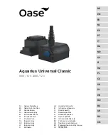 Preview for 1 page of Oase Aquarius Universal Classic 1000 / 12 V Operating Instructions Manual