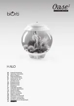 Oase biOrb HALO 15 MCR LED Operating Instructions Manual preview