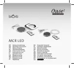 Preview for 1 page of Oase biOrb MCR LED Operating Instructions Manual