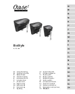 Oase BioStyle 75 Operating Instructions Manual preview