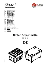 Oase BioTec ScreenMatic 12 Operating Instructions Manual preview