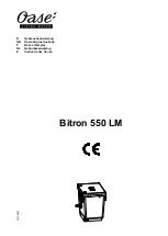 Oase Bitron 550 LM Operating Instructions Manual preview