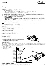 Preview for 7 page of Oase Bitron C Operating Instructions Manual