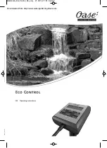 Предварительный просмотр 1 страницы Oase Eco Control Operating Instructions Manual