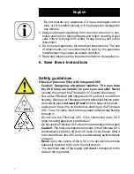 Preview for 4 page of Oase Filtoclear 3000 Warranty, Safety And Operating Instructions