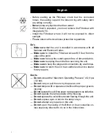 Предварительный просмотр 6 страницы Oase Filtoclear 3000 Warranty, Safety And Operating Instructions