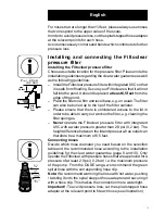 Preview for 11 page of Oase Filtoclear 3000 Warranty, Safety And Operating Instructions