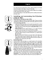 Предварительный просмотр 11 страницы Oase Filtoclear 3000 Warranty, Safety And Operating Instructions