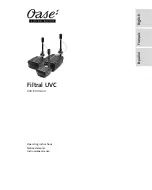 Oase Filtral UVC 400 Operating Instructions Manual предпросмотр