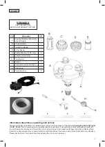 Предварительный просмотр 2 страницы Oase Floating Fountain with Lights 1/2 HP Operating Instructions Manual