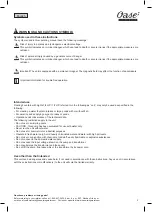 Preview for 3 page of Oase Floating Fountain with Lights 1/2 HP Operating Instructions Manual