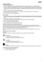 Предварительный просмотр 5 страницы Oase IceFree 4 Seasons Operating Instructions Manual