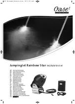 Oase Jumping Jet Rainbow Star Add-On Set Operating Instructions Manual preview