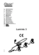 Oase Luminis 3 Operating Instructions Manual preview