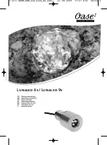 Oase Lunaled 6s Operating Instructions Manual preview