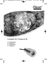 Oase Lunaled 6s Operating Instructions Manual предпросмотр