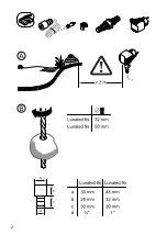 Предварительный просмотр 2 страницы Oase Lunaled 6s Operating Instructions Manual