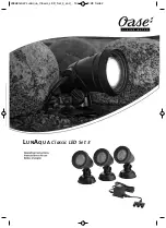 Oase LUNAQUA Classic LED Operating Instructions Manual preview