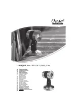 Oase Lunaqua Maxi LED Operating Instructions Manual preview