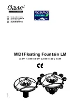 Oase MIDI LM Operating Instructions Manual preview