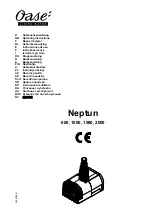 Oase NEPTUN 1000 Operating Instructions Manual предпросмотр