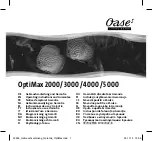 Предварительный просмотр 1 страницы Oase OptiMax 2000 Operating Instructions And Guarantee