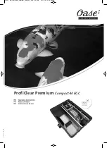 Предварительный просмотр 1 страницы Oase ProfiClear Premium Compact-M EGC Operating Instructions Manual