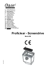 Oase Proficlear - Screendrive Module 2 Operating Instructions Manual preview