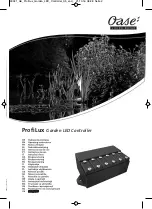 Oase ProfiLux Garden LED Controller Operating Instructions Manual preview