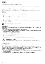Предварительный просмотр 8 страницы Oase promax 30000 Operating Instructions Manual