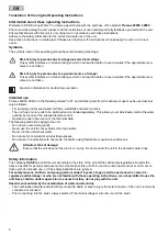 Preview for 8 page of Oase promax 30000 Operating Instructions Manual