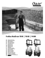 Oase promax cleardrain 14000 Operating Instructions Manual preview