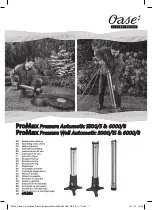 Oase ProMax Pressure Automatic 5500/5 Operating Instructions Manual предпросмотр