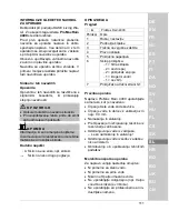 Preview for 111 page of Oase ProMax Rain 4000 Operating Instructions Manual