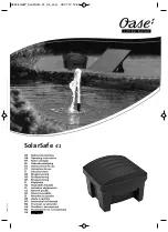 Preview for 1 page of Oase Solarsafe 41 Operating Instructions Manual