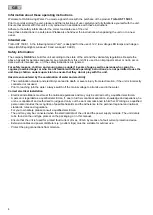 Preview for 4 page of Oase UST 150 Operating Instructions Manual