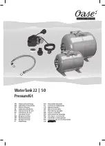 Предварительный просмотр 1 страницы Oase WaterTank 22 Operating Instructions Manual