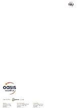 Preview for 16 page of Oasis Aquatics V Series Installation And Operation Manual