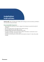 Preview for 8 page of Oasis 50 LPH RO Instruction Handbook For Installation, Operation And Maintenance