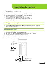 Preview for 9 page of Oasis 50 LPH RO Instruction Handbook For Installation, Operation And Maintenance